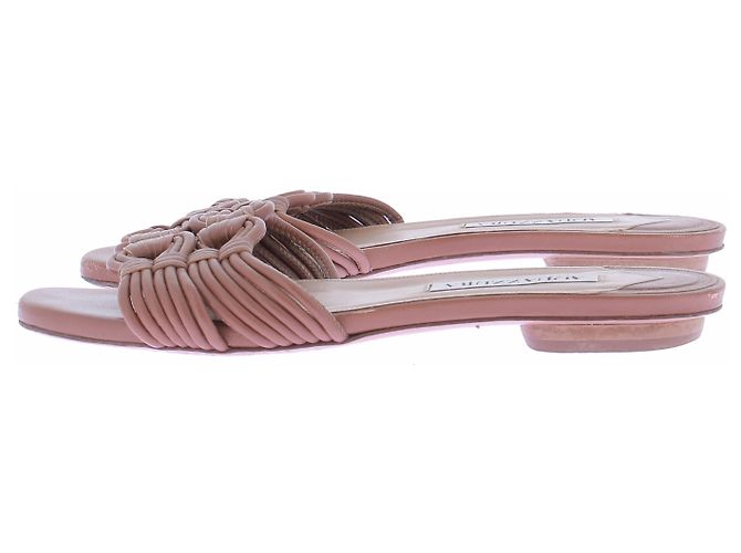 Aquazzura Sandali in pelle camel - vista 2