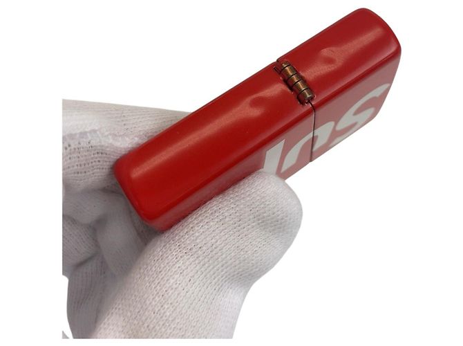Supreme Logo Zippo Messing-Feuerzeug - Ansicht 6