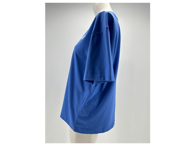 Autre Marque Blaues ADERERROR Baumwoll T-Shirt - Ansicht 3