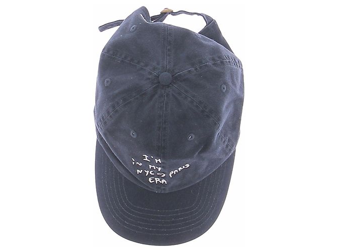 Casquette Veronica Beard en coton bleu marine - vue 3