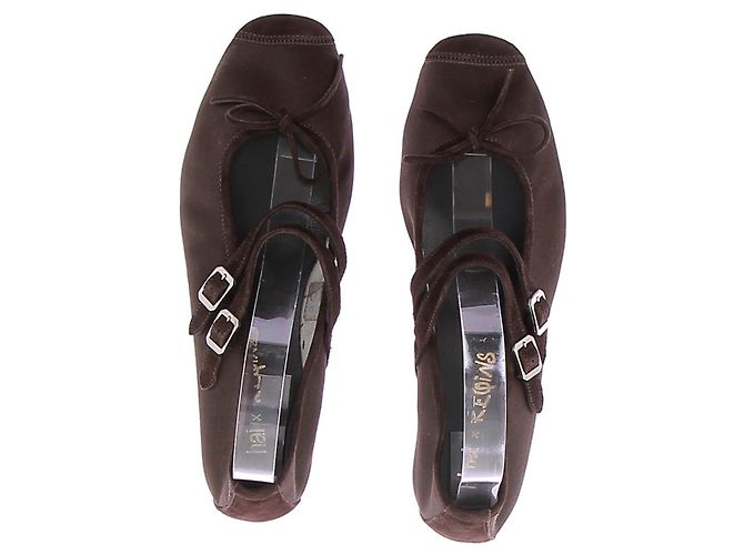 Autre Marque Ballerine Mary Jane in seta Hemily - vista 4