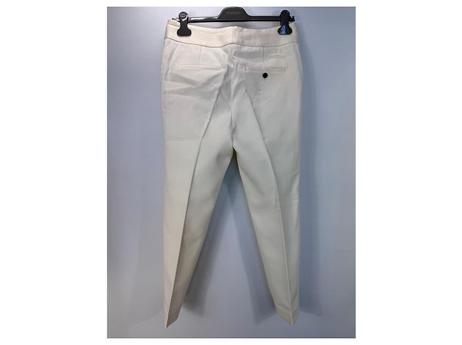 By Malene Birger Pantaloni in misto acetato crema - vista 2