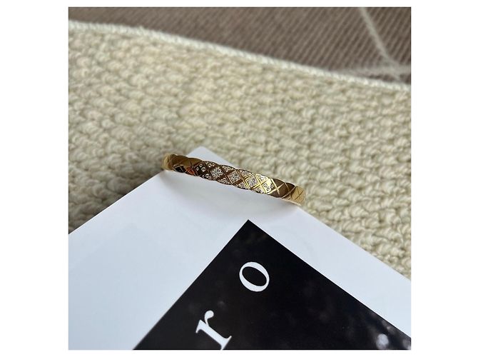 Bracelete Chanel Coco Crush em Ouro 18k e Diamantes - vista 3