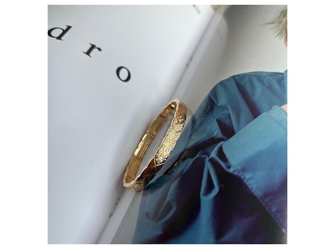 Bracelete Chanel Coco Crush em Ouro 18k e Diamantes - vista 4