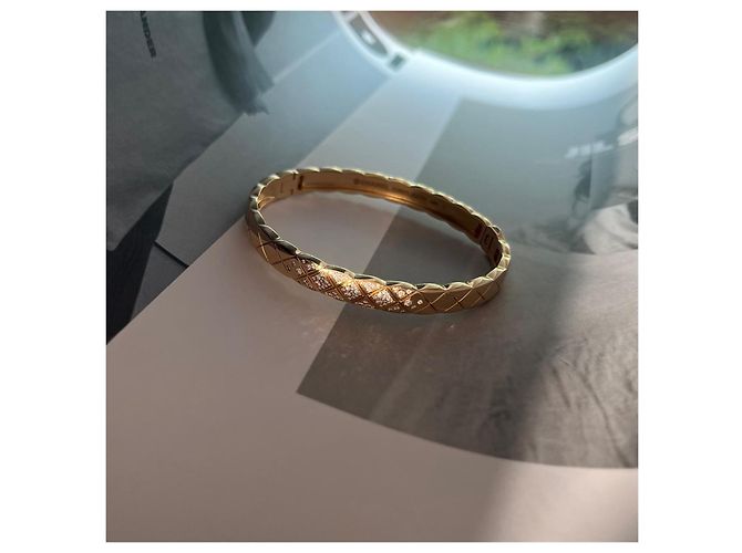 Bracelete Chanel Coco Crush em Ouro 18k e Diamantes - vista 5