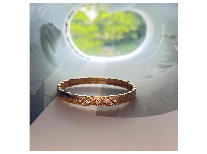Bracelete Chanel Coco Crush em Ouro 18k e Diamantes - vista 6