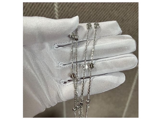 Collana Lunga Cartier Love in Oro Bianco - vista 5