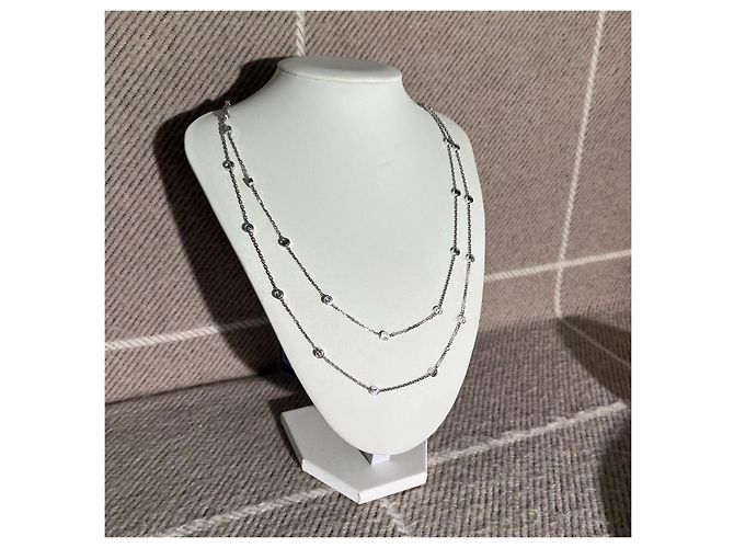 Collana Lunga Cartier Love in Oro Bianco - vista 7