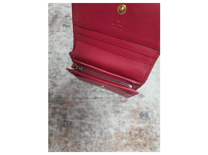 Portafoglio Gucci GG Supreme Cherry - vista 12