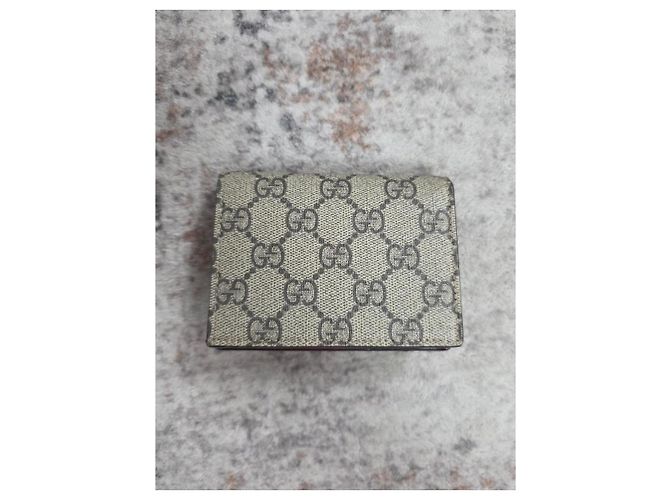 Portafoglio Gucci GG Supreme Cherry - vista 7