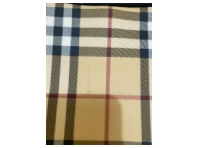 Burberry Schultertasche Haymarket Check Canvas Leather - Ansicht 6