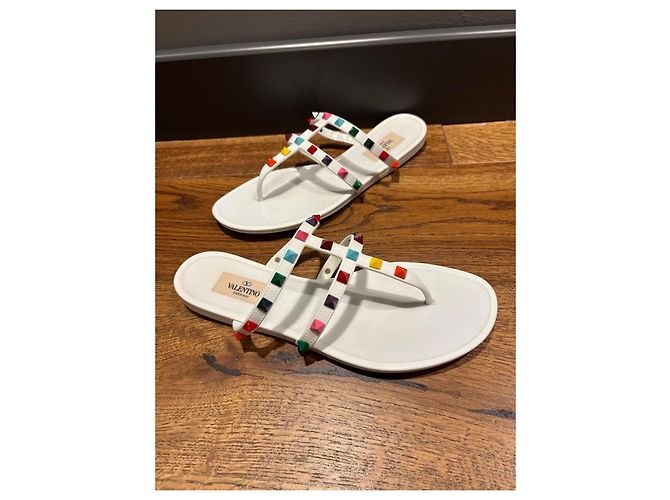 Valentino Garavani Sandali Jelly Rockstud - vista 10