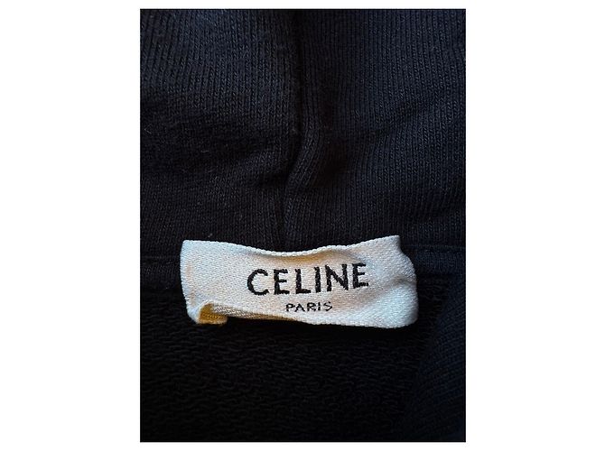 Céline Celine Felpa Logo Invitation 2019 Nero - vista 4