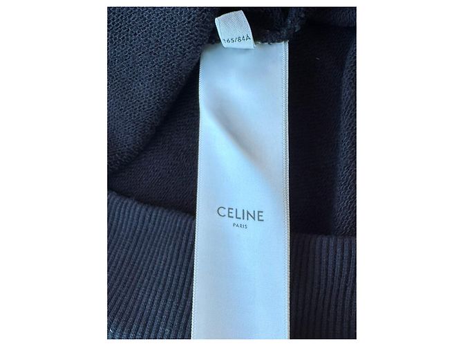 Céline Celine Felpa Logo Invitation 2019 Nero - vista 7