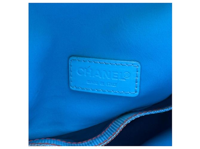Chanel Sports Line Borsa a Tracolla 2002 - Azzurro e Corallo - vista 11
