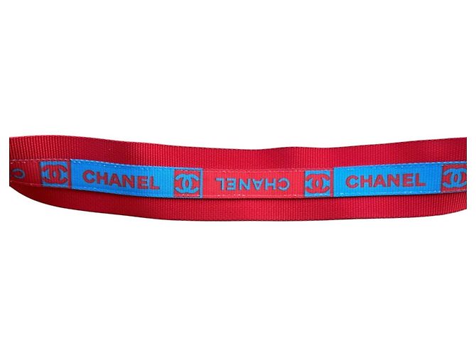 Chanel Sports Line Borsa a Tracolla 2002 - Azzurro e Corallo - vista 8