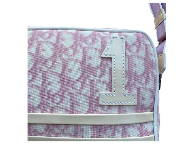 Borsa a tracolla Christian Dior Pink Oblique Number 1 - vista 2