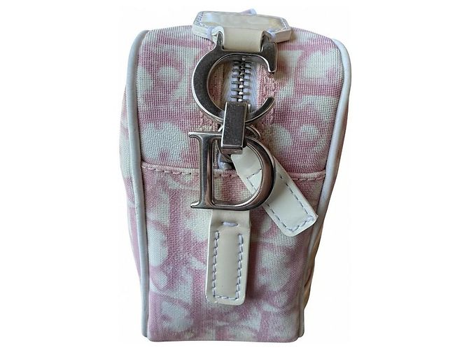 Borsa a tracolla Christian Dior Pink Oblique Number 1 - vista 4
