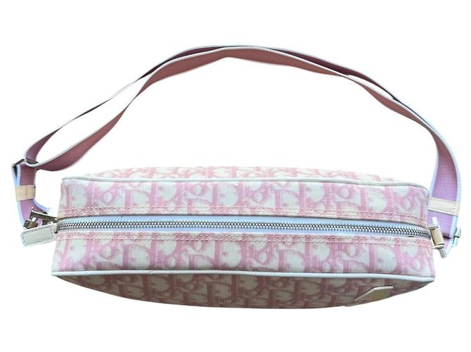 Borsa a tracolla Christian Dior Pink Oblique Number 1 - vista 6