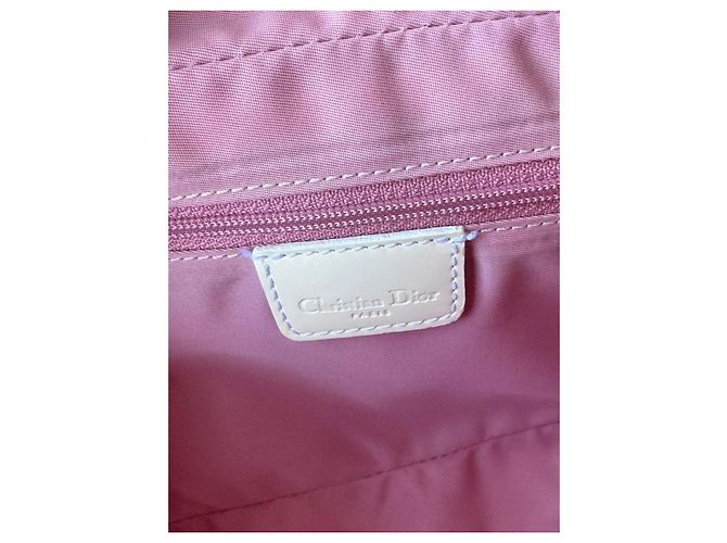 Borsa a tracolla Christian Dior Pink Oblique Number 1 - vista 8