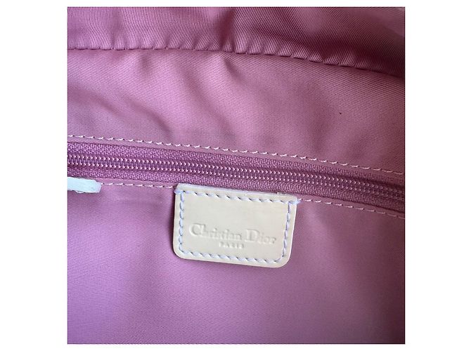 Christian Dior Borsa a Tracolla in Tela Pink Trotter - vista 10