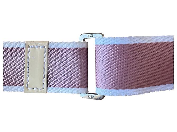 Christian Dior Borsa a Tracolla in Tela Pink Trotter - vista 11