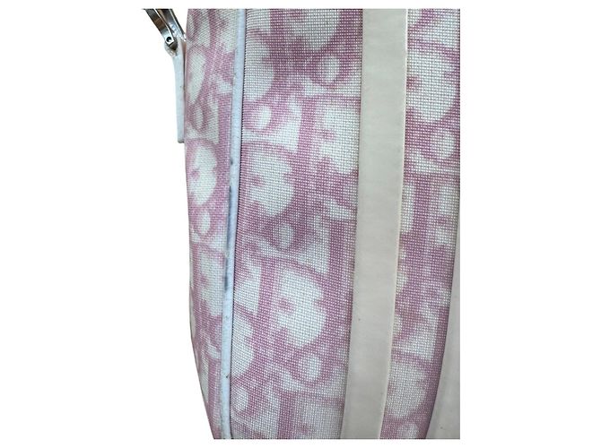 Christian Dior Borsa a Tracolla in Tela Pink Trotter - vista 13