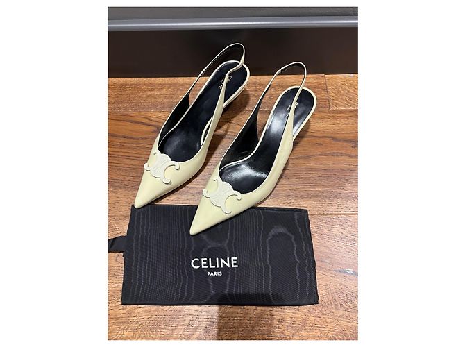 Céline Celine Triomphe Zapatos Slingback - vista 11
