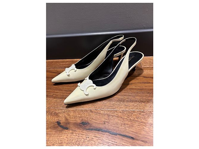 Céline Celine Triomphe Zapatos Slingback - vista 12