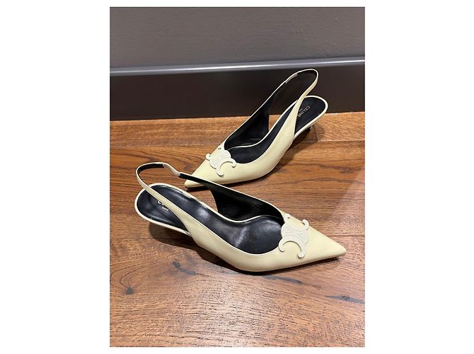 Céline Celine Triomphe Zapatos Slingback - vista 13