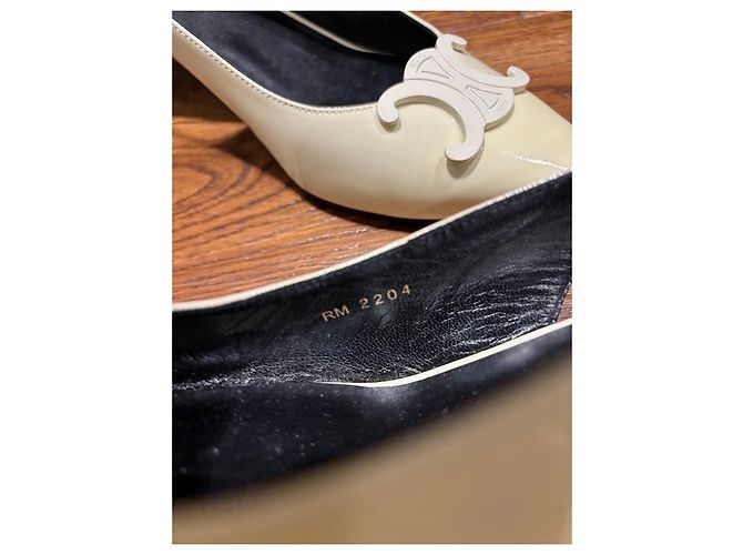 Céline Celine Triomphe Zapatos Slingback - vista 3