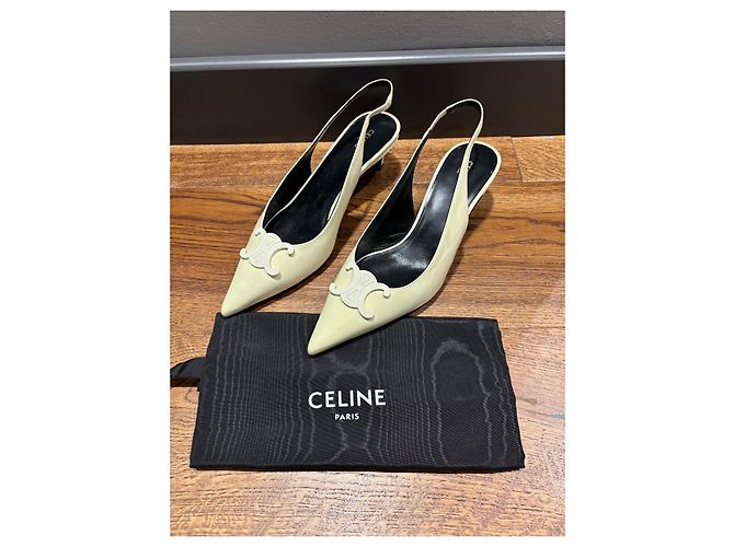 Céline Celine Triomphe Zapatos Slingback - vista 4