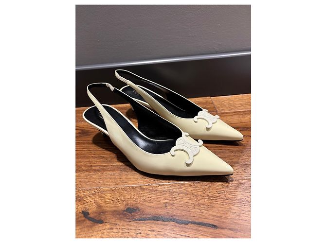 Céline Celine Triomphe Zapatos Slingback - vista 7