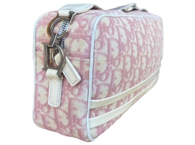 Christian Dior Trotter Pink Oblique Number 2 Borsa a tracolla - vista 4