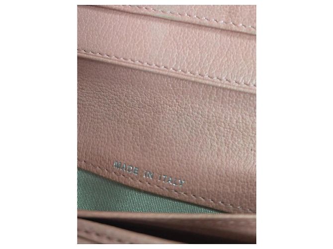 Chanel Camélia Leder Portemonnaie Rosa - Ansicht 12