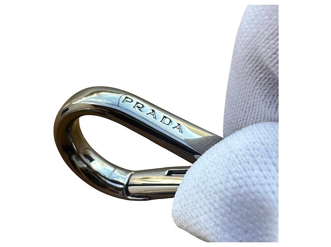 Prada Bolsa de Cintura em Nylon Azul Marinho - vista 13
