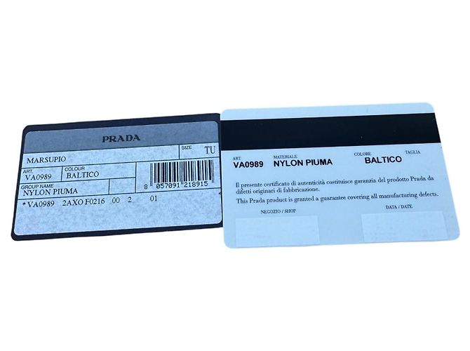 Prada Bolsa de Cintura em Nylon Azul Marinho - vista 15