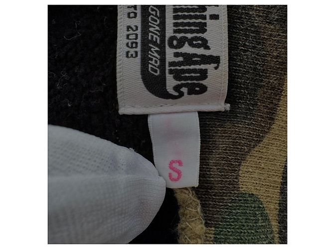 Autre Marque A Bathing Ape BAPE Shark Full-Zip Hoodie 1st Camo - Grün/Schwarz - Ansicht 13