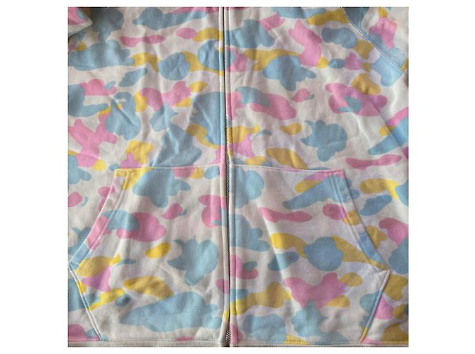 Autre Marque BAPE A Bathing Ape Cotton Candy Full-Zip Hoodie - Weiß - Ansicht 2