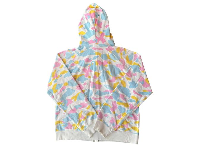 Autre Marque BAPE A Bathing Ape Cotton Candy Full-Zip Hoodie - Weiß - Ansicht 6