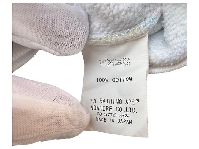Autre Marque BAPE A Bathing Ape Cotton Candy Full-Zip Hoodie - Weiß - Ansicht 7