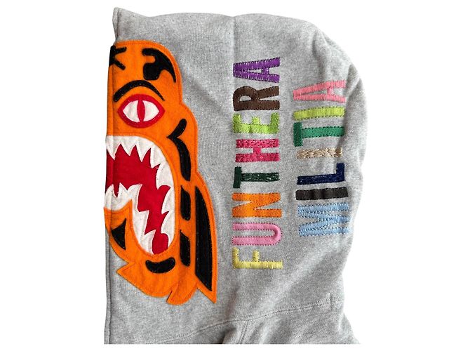 Autre Marque BAPE A Bathing Ape Maebashi City Camo Tiger Full Zip Hoodie - Ansicht 8