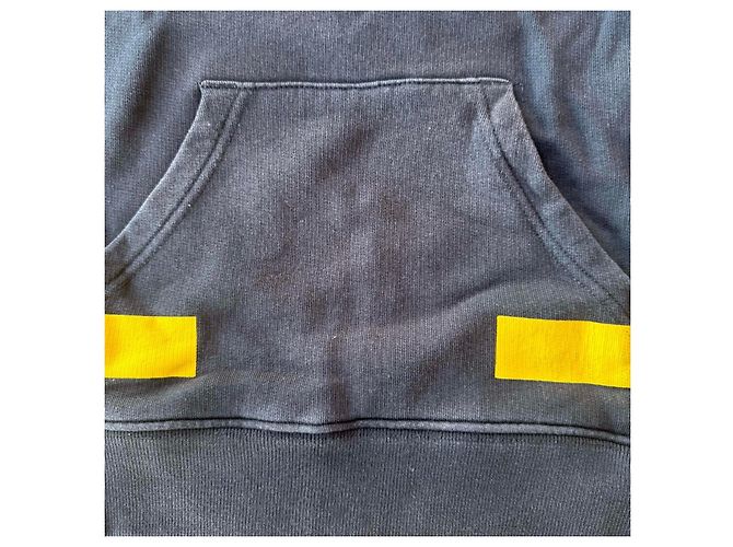 Off White Off-White Caravaggio Hoodie Schwarz Gelb - Ansicht 5