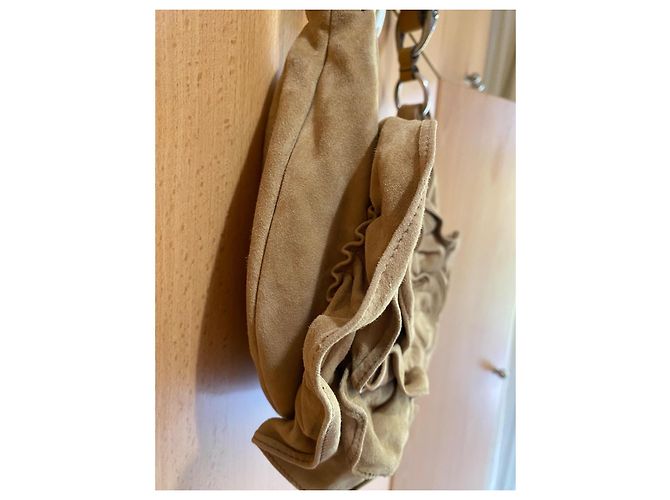 Borsa Hobo Yves Saint Laurent Muse Two in camoscio - vista 11