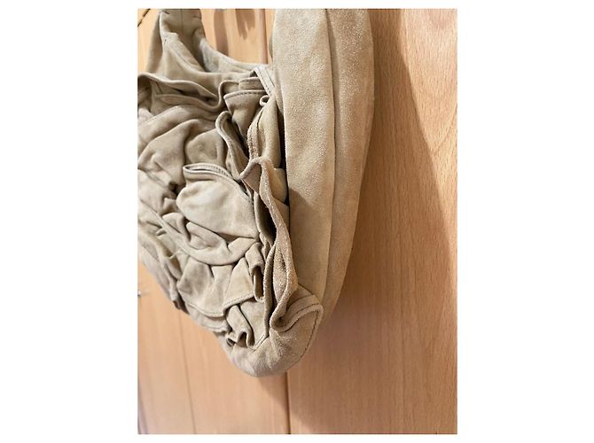 Borsa Hobo Yves Saint Laurent Muse Two in camoscio - vista 13