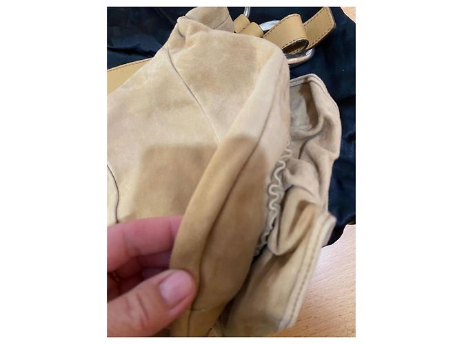 Borsa Hobo Yves Saint Laurent Muse Two in camoscio - vista 2