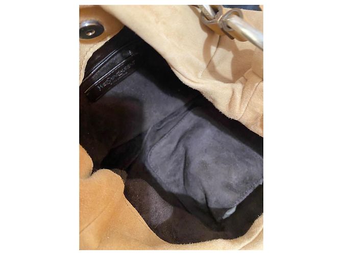 Borsa Hobo Yves Saint Laurent Muse Two in camoscio - vista 5
