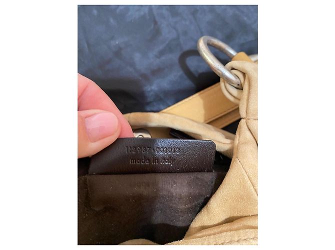 Borsa Hobo Yves Saint Laurent Muse Two in camoscio - vista 6