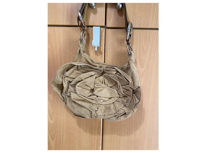Borsa Hobo Yves Saint Laurent Muse Two in camoscio - vista 9