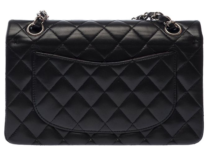 Bolsa CHANEL Timeless/Classique em Couro Preto - 104013 - vista 3